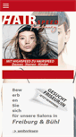 Mobile Screenshot of hairspeed.de